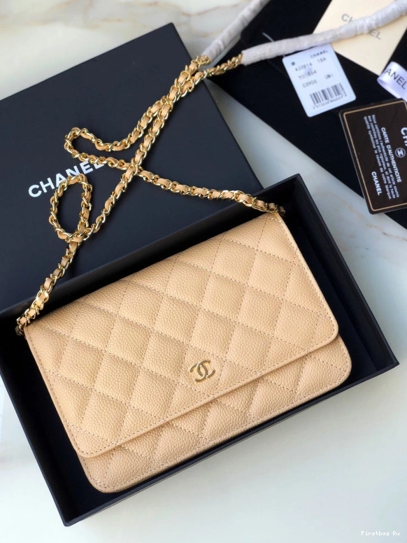 First Bag Ru CAVIAR WALLET CHANEL CHAIN 0709